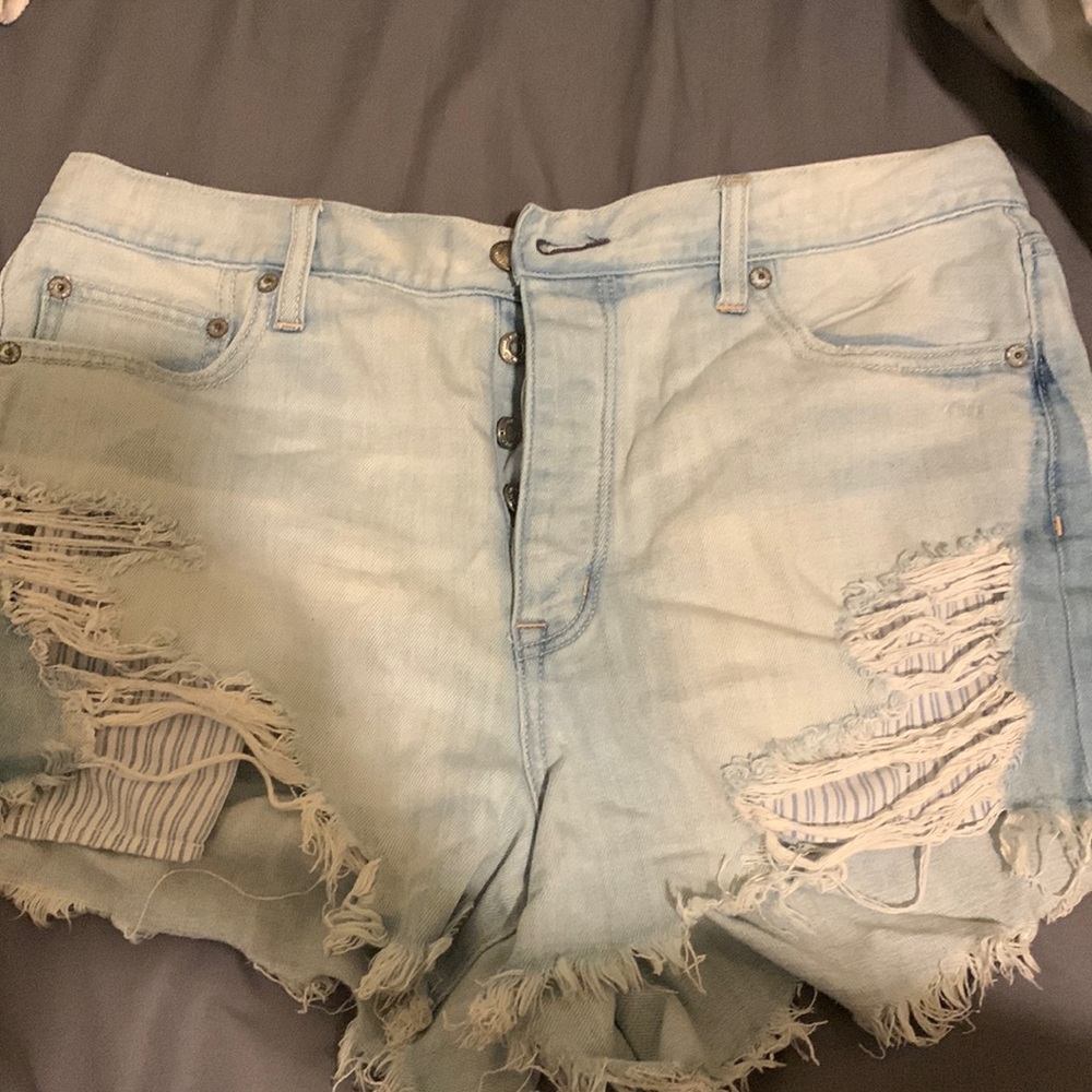 American Eagle High Waisted Jean Shorts